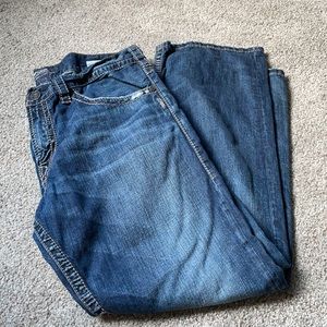 Men’s Silver Jeans. “Zac” style with pockets & zip